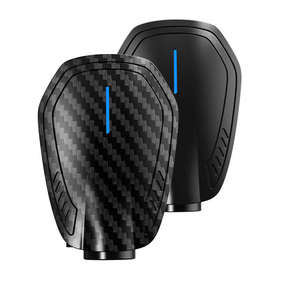 Luz LED Recargable con Sensor Infrarrojo para Puerta de Coche, Logotipo de Bienvenida Personalizable, Luz de Esquina Universal con Proyección de Logotipo, Fibra de Carbono - Product Image 1