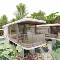 Cabine mobile personnalisable en usine, résistante au froid, pour habitation, jardin, hôtel extérieur, entièrement assemblée