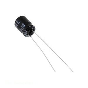 ตัวเก็บประจุแบบ Through Hole CAP ALUM รุ่น UML1H4R7MDD 4.7 ไมโครฟารัด 20% 50 โวลต์ แบบขาเรเดียล TH จากผู้ผลิต - Product Image 1