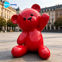 Estatuas de Animales de Resina de Fibra de Vidrio Personalizadas de Alta Calidad de Fábrica, Estilo Moderno, Decoración Popular para el Hogar y Exteriores, Cuadradas