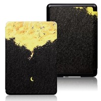 2024 baru Kindle e-reader Paperwhite Case 7 inci kustom sublimasi lembut belakang PU kulit penutup pintar Case