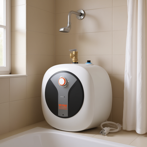 Chauffe-eau électrique Vevor 4 gallons, mini-réservoir, 1440W, soupape de sécurité, installation facile, usage domestique - Product Image 2