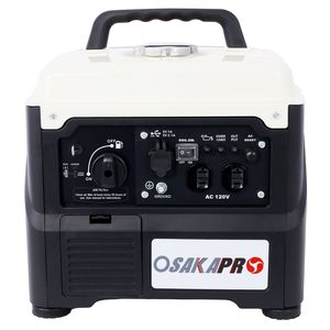 Osakapro <b>Portable</b> 1200W Gas Inverter <b>Generator</b> 60Hz 120V Ultra Quiet Recoil Start 80Cc 4L Fuel Tank - Product Image 3
