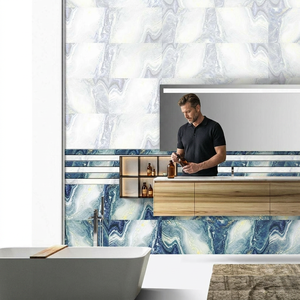 Carreaux muraux en céramique numérique émaillée brillante 300x450mm (12x18 po) pour salle de bain et extérieur, résistants à l'usure et imperméables, design élégant - Product Image 1