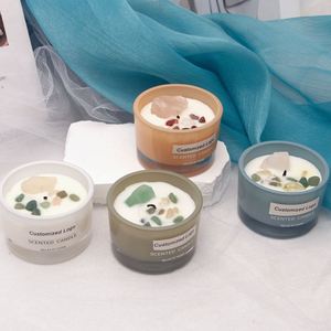 Velas Aromáticas de Soja Modernas de Lujo con Etiqueta Privada al por Mayor, Ecológicas, sin Llama, para Decoración del Hogar, en Frasco de Vidrio - Product Image 2