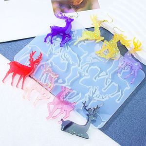 Moldes de resina epoxi de cristal para colgantes, arte de fundición de joyería DIY con suministros de silicona para manualidades, herramientas para pasteles, bolsa OPP ecológica - Product Image 5