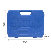 Kit de clés à douilles professionnel en acier au carbone de 94 pièces, capacité de couple de 1000 lb-pi, disponible en version OEM pour l'industrie, le bricolage et le garage