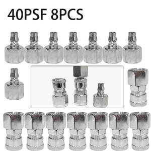 Conector Macho-Hembra de Bloqueo Automático Rápido 20/30/40PSF, Conector Universal para Manguera de Aire, Acoplamiento Neumático de Liberación Rápida - Product Image 3