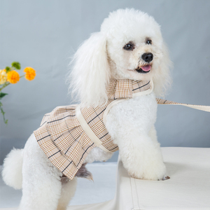 New Design Pet <strong>Harness</strong> Skirt New Chest Strap Breathable Small Dog <strong>Harness</strong> Vest Eco-Friendly Striped Cat <strong>Dress</strong> - Product Image 4