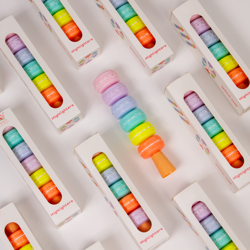 Лидер продаж, набор маркеров Макарон из 5 предметов, маркеры для детей и студентов