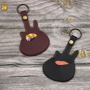 Elegante Estuche para Púas de Guitarra, Bolsa de Almacenamiento de Púas Resistente para Amantes de la Música, Cartera Portátil para Púas con Cadena y Logotipo Personalizado - Product Image 4