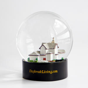 Boule de neige en résine peinte à la main personnalisée 120 mm Boule de cristal Projet <span class=keywords><strong>immobilier</strong></span> Souvenir d'usine Emballage en boîte en papier - Product Image 4