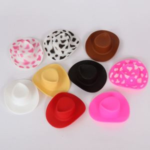 Cute Mini Duck Cowboy Hat Straw <b>Fedora</b> - Funny Party Gift Accessories for Dolls, Pets, and Decorations - Product Image 2