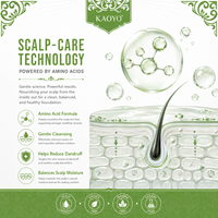 Shampooing Parfumé Anti-Pelliculaire aux Acides Aminés et à l'Huile d'Argan pour Soin du Cuir Chevelu, Contrôle du Sébum, Marque Privée, Vente en Gros, Usine