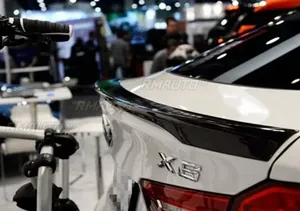 สปอยเลอร์หลังสำหรับ BMW X6 F16 ปี 2015 2016 2017 2018 2019 ชุดแต่งสีดำเงา สปอยเลอร์ฝากระโปรงท้ายรถยนต์ BMW F16 อุปกรณ์ตกแต่งรถยนต์ - Product Image 3