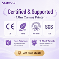 Imprimante sur toile 1,8 m avec 1 carte Hoson I3200E, machine d'impression grand format CMYK pour toile, vente en gros OEM