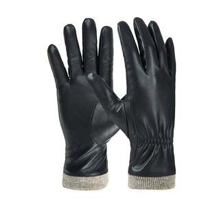 Guantes de Moda de Cuero Suave para Unisex, Guantes de Cuero Elegantes para Clima Frío, Precio de Fábrica, Mejores Guantes de Moda de Cuero - Product Image 5