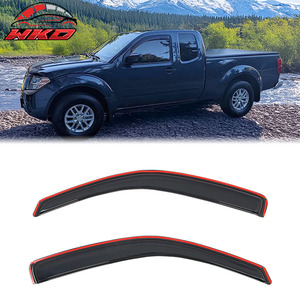 Déflecteurs de vitres encastrés pour Nissan Frontier 05-21 King Cab, protection contre la pluie - Product Image 1