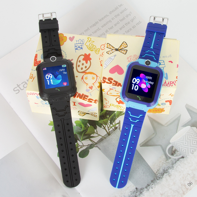 Wholesale 2G GSM SIM Card Kids Smartwatch SOS LBS Location Tracker Antil-lost Waterproof Smart Watch for Children With HD Camera