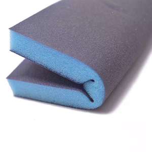Éponges abrasives carrées de moyenne dureté pour outils de ponçage automobile, couleur bleu-gris, marque KHC - Product Image 4