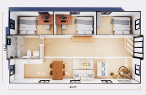 Maison conteneur moderne préfabriquée extensible Panneau sandwich extensible applicable pour chambre <span class=keywords><strong>à</strong></span> coucher salle de bain entrepôt - Product Image 6