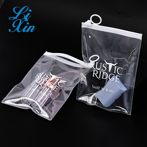 Kantong Kemasan <span class=keywords><strong>PVC</strong></span> Biodegradable Custom untuk Pakaian Bikini, Transparan dengan Logo, Grosir, untuk Kosmetik dan Pakaian Renang, Kantong Zipper - Product Image 2