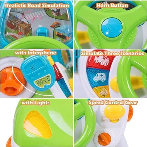 Juguete de Simulación de Conducción para Niños, Volante de Juguete para Niños Pequeños, Juguete Educativo de Conducción para el Aprendizaje Temprano - Product Image 4