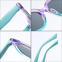 Lunettes de soleil polarisées 2026 pour enfants, monture souple en silicone, protection UV400, verres dégradés haute définition, tendance, pour garçons et filles