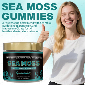 Private Label Vegan Organic Sea Moss Gummy Immune Support Energy Boosting Antioxidant Vitamins Minerals Detox Gluten-Free Adults - Product Image 3