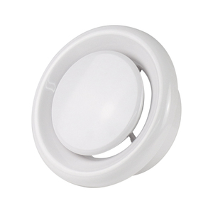 Difusor de válvulas de aire redondo de Venta caliente, rejillas de ventilación de plástico, rejillas de ventilación de techo de pared para uso en ventilación de la <span class=keywords><strong>casa</strong></span> - Product Image 1