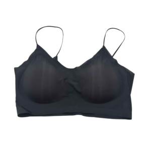 Vente en gros de soutien-gorge push-up sans couture pour femmes en latex de couleur unie à coupe fine soutien-gorge push-up sans couture pour jeunes filles seins comiques - Product Image 1