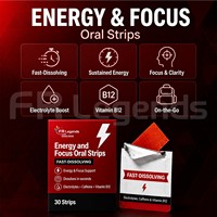 OEM ODM Private Label Energie Focus Mondstrips Sportvoedingssupplement Snel oplossende cafeïne elektrolyten B12 film