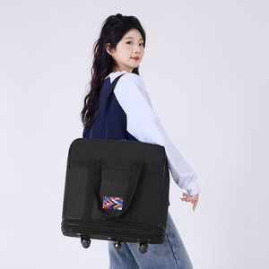 Large Capacity Waterproof <b>Foldable</b> Lightweight Soft Handle Travelling Luggage <b>Trolley</b> Suitcase Bags Custom Logo Factory Direct - Product Image 4