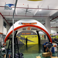 Sports de plein air tente de course publicité Spider X Air Dome Gazebo marque personnalisée salon commercial tente gonflable à vendre