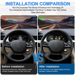 Navihua para Skoda Octavia 2015-2020, Actualización del Sistema Linux del Automóvil, Velocímetro Automático Carplay, Panel de Instrumentos Digital LCD, Tablero Virtual - Product Image 3