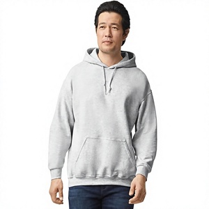 Fabricantes de Ropa, Sudaderas con Capucha Personalizadas para Hombre, Estilo Urbano, Bordado e Impresión, Tejido Grueso, Lavado Ácido, Color Sólido, Invierno - Product Image 1