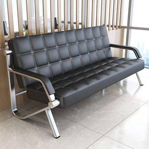 Sofá Moderno de Lujo, Diseño Superior, para Oficina, 3 Plazas, Negro - Product Image 2