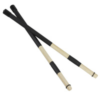 JELO Professional Wooden Drumsticks for Drum Kit Jazz Percussion Instrument Maple Wood 19-Piece Brush Set with Bag