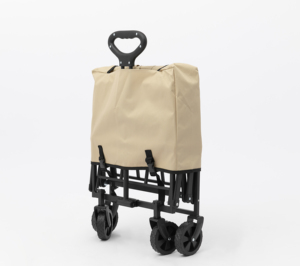 屋外ピクニックビーチキャンプ折りたたみ式収納ワゴンポータブル4輪メタルロールコンテナツールショッピングトロリー大人子供OEM - Product Image 4