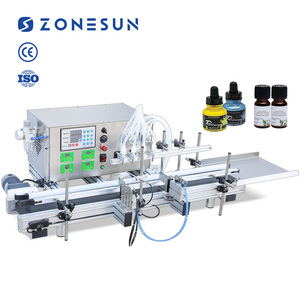 ZONESUN-bomba peristáltica automática CNC de escritorio, máquina de llenado de líquidos con <span class=keywords><strong>transportador</strong></span> para máquina de llenado de Perfume, relleno de agua - Product Image 1
