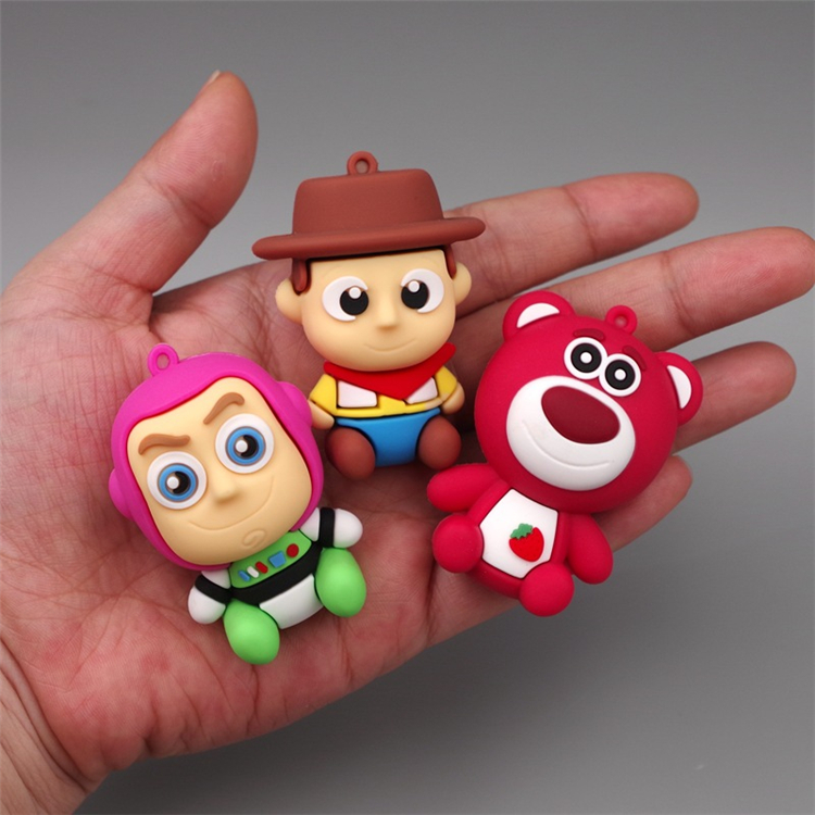Новейшие милые персонажи медведя, игрушки, мини-фигурки, коллекционный игровой набор, топпер для торта, растения, автомобильное украшение