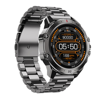 Reloj Inteligente Deportivo para Hombre T57, Monitoreo de Salud, Pantalla AMOLED de 1.43 Pulgadas, Llamadas Bluetooth, Resistente al Agua IP68, Botón Giratorio
