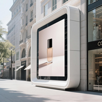 Présentoir Led Publicité Parfum de Rue Haut de Gamme Marque Magasins Aromathérapie Écran Extérieur 2mm 3mm Module Signalisation Numérique