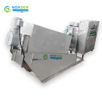 Déshydrateur de boues NORSEN Presse à vis de déshydratation Spécialement utilisée dans les boues avicoles
