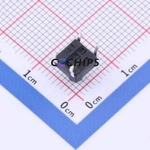 TSD001A07518A Tactile Switch Through hole Component (THT)-4P,6x6mm Switch Round Button 1.8N Through Hole 6mm - Product Image 2