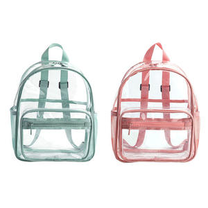 Custom Hot Mini Bagpack Girls School Clear Pvc Bag Women Travel School Bag <b>Small</b> Transparent <b>Ladies</b> Leisure Sports Kids <b>Backpack</b> - Product Image 1