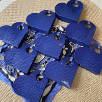 Sac cadeau en papier synthétique en forme de cœur, fait main, durable et luxueux, rose, boîte à dragées pour mariage, Saint-Valentin et fête des mères