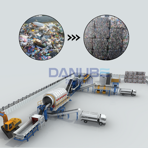 โรงงานคัดแยกขยะมูลฝอยในเมือง MSW สายคัดแยกขยะในเมือง สายเก็บขยะ - Product Image 2