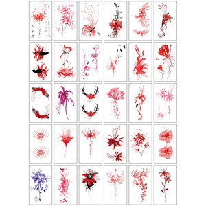 2021 vente en gros petite pâte de <span class=keywords><strong>tatouage</strong></span> hommes et femmes fleurs durables anglais belle doigt visage pâte <span class=keywords><strong>tatouage</strong></span> autocollants personnalisés - Product Image 2