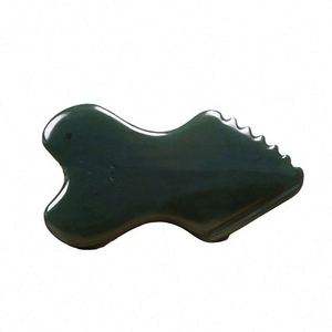 All'ingrosso verde nefrite Jade Gua Sha Tool & basalto massaggio a caldo pietre Set-strumento <span class=keywords><strong>per</strong></span> scolpire il viso, alleviare lo Stress, <span class=keywords><strong>mal</strong></span> <span class=keywords><strong>di</strong></span> <span class=keywords><strong>schiena</strong></span> - Product Image 2